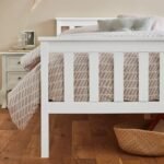 Outlet - Lisa Wooden King Size Bed Frame - White - Image 3