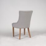 Outlet - Louis Dining Chairs - Set of 2 - Oatmeal & Light Wood - Image 3