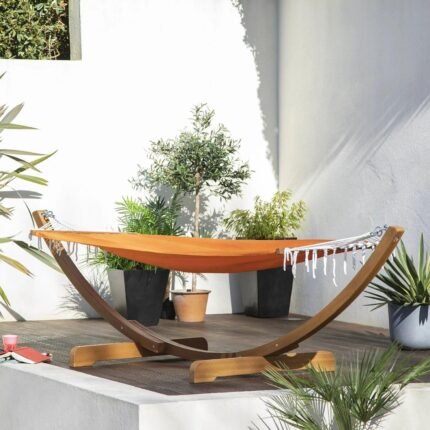 Outlet – Lulu hammock - solid wood - orange