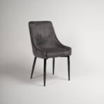 Outlet - Maeve Dining Chairs - Set of 2 - Grey & Black - Image 2