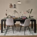 Outlet - Magnus Black Wood extendable dining table - Image 4