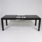Outlet - Magnus Black Wood extendable dining table - Image 7