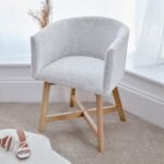 Outlet - Magnus Dining Chair - Set of 2 - Dove Grey & Oak - Image 2
