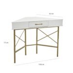 Outlet – Marie corner desk - white - Image 8