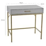 Outlet – Marie small desk - grey - Image 5