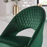 Outlet - Marilyn Bar Stool - Set Of 2 - Green Velvet - Image 3