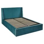 Outlet - Otto King Size Ottoman Bed -  Teal Blue - Image 6