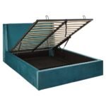 Outlet - Otto King Size Ottoman Bed -  Teal Blue - Image 7