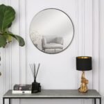Outlet - Pandora Round Mirror - Small - Black