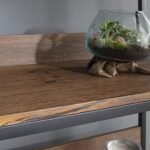 Outlet - Sheffield industrial bookcase - wood effect & metal frame - Image 3