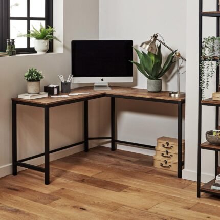 Outlet - Sheffield L Shaped Desk - Industrial