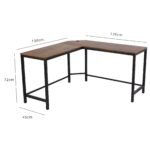 Outlet - Sheffield L Shaped Desk - Industrial - Image 5
