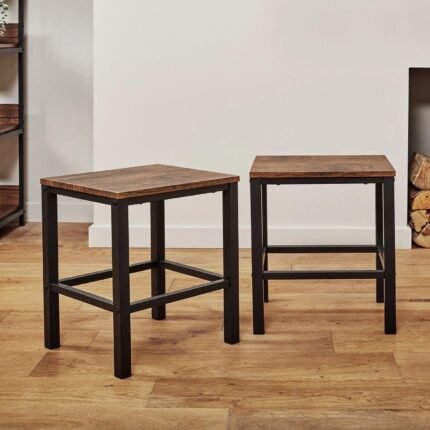 Outlet - Sheffield stools - Set of 2 - industrial