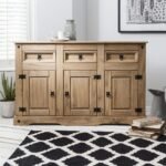 Outlet - Sideboard - 3 Drawers 3 Doors - Solid Wood