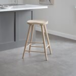 Outlet - Silvester Pale Oak Bar Stool