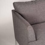 Outlet - Taylor L-Shaped Chaise Sofa - Charcoal Grey - Image 6