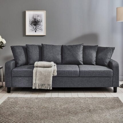 Outlet – Tracy 3 seater sofa - grey linen