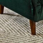 Outlet - Una Single Sofa Bed - Green - Velvet - Image 9