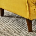Outlet - Una Single Sofa Bed - Mustard Yellow - Image 9