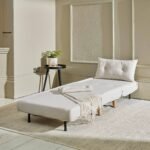 Outlet - Una Single Sofa Bed - Oatmeal - Linen - Image 4