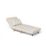 Outlet - Una Single Sofa Bed - Oatmeal - Linen - Image 7