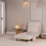 Outlet - Una Single Teddy Sprung Sofa Bed - Warm White - Image 4