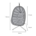 Outlet - Wick Hanging Egg Chair Garden Furniture Cover - Image 4
