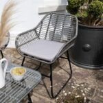 Outlet - Wick Rattan Sofa Set - Dark Grey - Image 3
