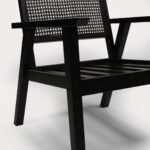Outlet - Willow Armchair Stained Black - Image 4