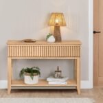 Willow Pale Oak Console Table