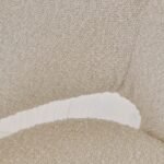 Parker Boucle Office Swivel Chair -  Black Metal Legs - Image 8