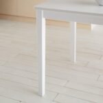 Paul White Extendable Dining Table Set - 2 Seater - Paul White Dining Chairs - Beech Legs - Image 6