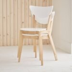 Paul White Extendable Dining Table Set - 2 Seater - Paul White Dining Chairs - Beech Legs - Image 5