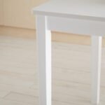 Paul White Extendable Dining Table Set - 6 Seater - Paul White Dining Chairs - Beech Legs - Image 6