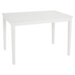 Paul White Extendable Dining Table Set - 6 Seater - Paul White Dining Chairs - Beech Legs - Image 8