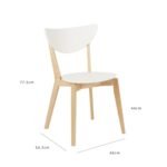 Paul White Stackable Dining Chairs - Set of 2 - Image 4