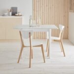 Paul White Dining Table - Extendable - Small - Image 2