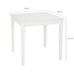 Paul White Dining Table - Extendable - Small - Image 7