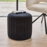 Penelope Drum Stool - Black - Image 2
