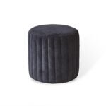 Penelope Drum Stool - Black - Image 4