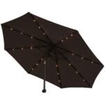 Grey LED Premium Parasol Round 2.7m - Image 3