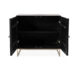 Rayna 2 Door Small Sideboard - Jet Black - Image 10