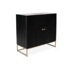 Rayna 2 Door Small Sideboard - Jet Black - Image 11