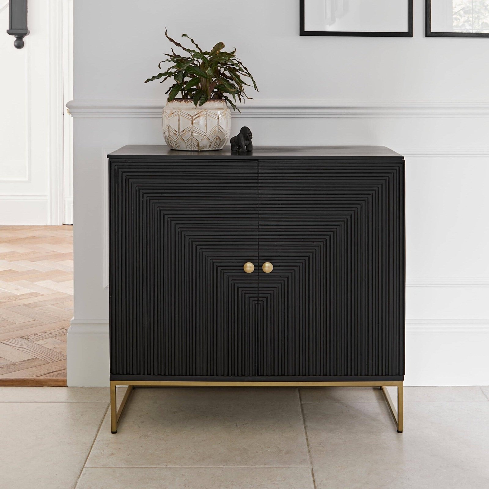 rayna-2-door-sideboard-jet-black-laura-james-1_477c2d4a-751d-4f02-9135-26fc0489151a Rayna 2 Door Small Sideboard - Jet Black