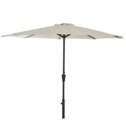 Round 2.7m Parasol Cream