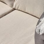 Rowan Middle Section Garden Cushion Covers - Natural - Image 2