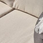 Rowan 7 Seater Wooden Garden Chaise Corner Sofa Set - Natural - Image 3