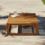 Rowan Wooden Garden Set with 2 Seater Sofa - 2 Armchairs with Coffee Table - Grey - Image 2