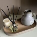 Outlet - Ruthwell 16cm Ceramic Vase - Blue - Image 3