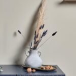 Outlet - Ruthwell 16cm Ceramic Vase - Blue - Image 4